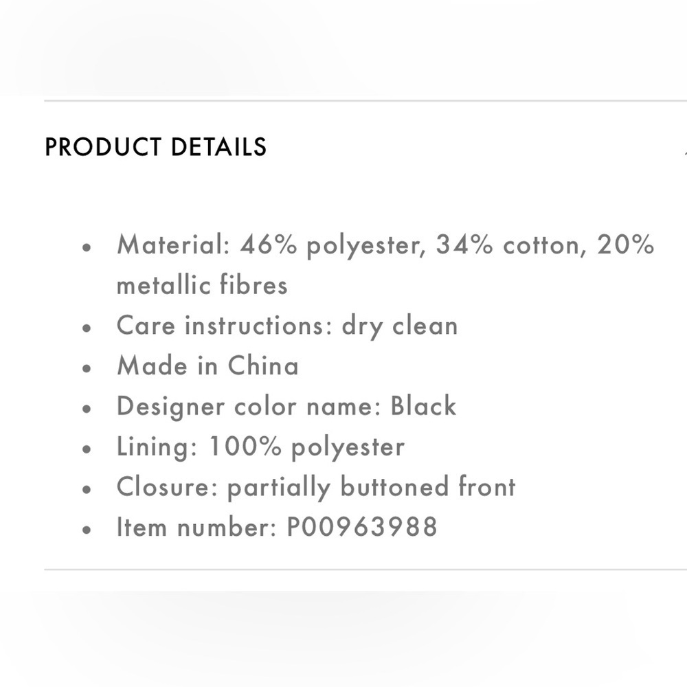 Self-Portrait Black Textured Women’s Dress - Picture 10 of 10